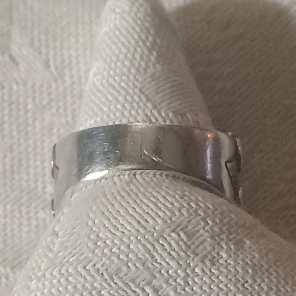 Konstantino Diamond Scroll Ring, SS &18k, Size 5.5 - Picture 5 of 13